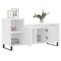 Mobile Porta TV Bianco 100x35x55 cm in Legno Multistrato