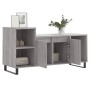 Mobile TV Grigio Sonoma 100x35x55 cm in Legno Multistrato