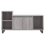 Mobile TV Grigio Sonoma 100x35x55 cm in Legno Multistrato