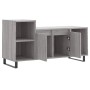 Mobile TV Grigio Sonoma 100x35x55 cm in Legno Multistrato