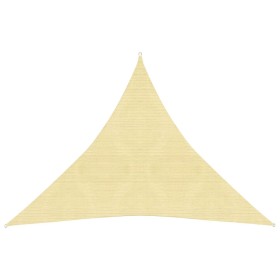 Vela Parasole 160 g/m² Beige 4x4x4 m in HDPE