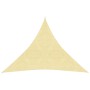 Vela Parasole 160 g/m² Beige 4x4x4 m in HDPE