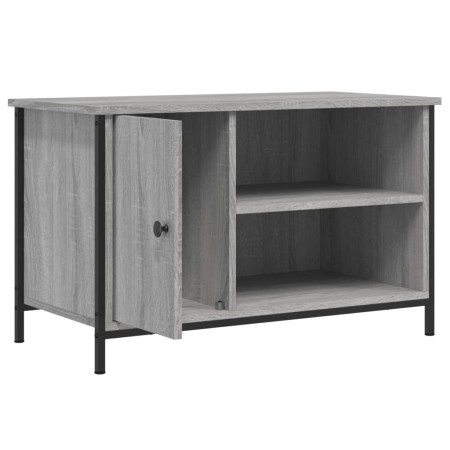 Mobile Porta TV Grigio Sonoma 80x40x50 cm in Legno Multistrato