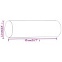 Cuscini Decorativi 2 pz Rosa Ø15x50 cm in Velluto