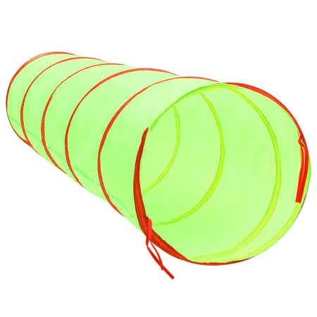 Tunnel da Gioco per Bambini 250 Palline Verde 175 cm Poliestere