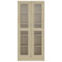 Armadietto Vetrina Rovere Sonoma 82,5x30,5x185,5 cm Multistrato