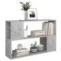 Libreria Grigio Cemento 100x24x63 cm in Truciolato