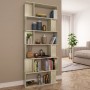 Libreria/Divisorio Rovere Sonoma 80x24x192 cm Legno Multistrato