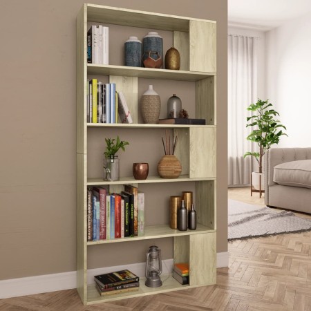 Libreria/Divisorio Rovere Sonoma 80x24x159 cm Legno Multistrato