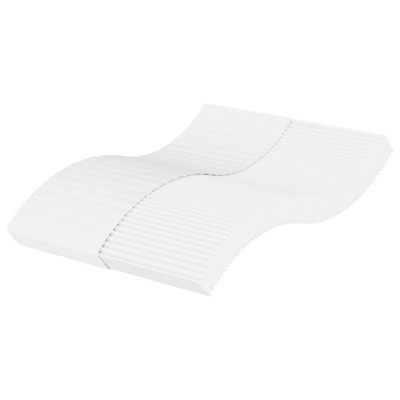 Materasso in Schiuma Bianco 140x190 cm Durezza H2 H3