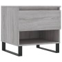 Tavolini Salotto 2pz Grigio Sonoma 50x46x50cm Legno Multistrato