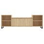 Mobile Porta TV Rovere Sonoma 160x35x55 cm Legno Multistrato