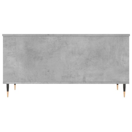 Tavolino Salotto Grigio Cemento 90x44,5x45 cm Legno Multistrato