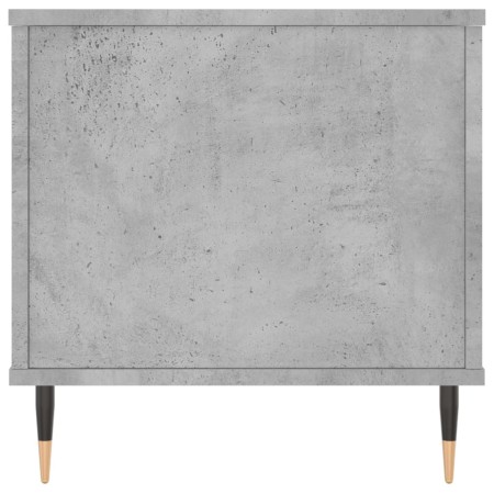 Tavolino Salotto Grigio Cemento 90x44,5x45 cm Legno Multistrato