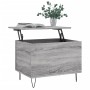 Tavolino Salotto Grigio Sonoma 60x44,5x45 cm Legno Multistrato