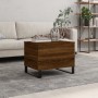 Tavolino Salotto Rovere Marrone 60x44,5x45 cm Legno Multistrato