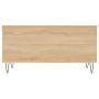 Tavolino Salotto Rovere Sonoma 90x44,5x45 cm Legno Multistrato