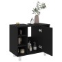 Mobile da Bagno Nero 60x32x53,5 cm in Legno Multistrato