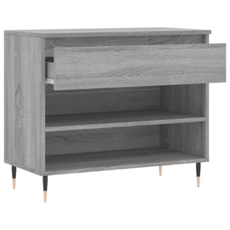 Scarpiera Grigio Sonoma 70x36x60 cm in Legno Multistrato