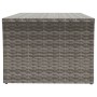 Tavolino Grigio 100x50x40 cm in Polyrattan