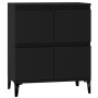 Credenza Nero 60x35x70 cm in Legno Multistrato