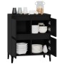 Credenza Nero 60x35x70 cm in Legno Multistrato