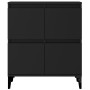 Credenza Nero 60x35x70 cm in Legno Multistrato