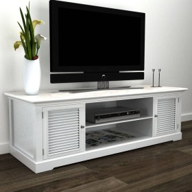 Mobile Porta TV Bianco in Legno