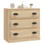 Credenza Rovere Sonoma 70x35,5x67,5 cm in Legno Multistrato