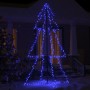 Albero di Natale a Cono 300 LED per Interni Esterni 120x220 cm