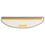 Tappetini per Scale 15 pz Grigi 65x21x4 cm