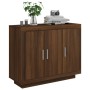 Credenza Rovere Marrone 92x35x75 cm in Legno Multistrato