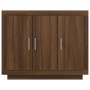 Credenza Rovere Marrone 92x35x75 cm in Legno Multistrato