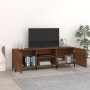 Mobile Porta TV Rovere Marrone 150x30x50cm in Legno Multistrato