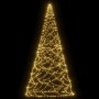 Albero di Natale Pennone Bianco Caldo 500 LED 300 cm