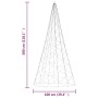 Albero di Natale Pennone Bianco Caldo 500 LED 300 cm
