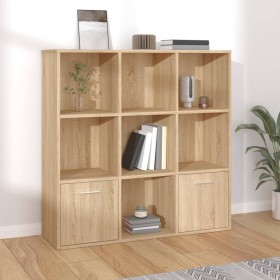 Libreria Rovere Sonoma 98x30x98 cm in Legno Multistrato