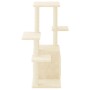 Albero per Gatti con Tiragraffi in Sisal Crema 97,5 cm