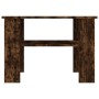 Tavolino da Salotto Rovere Fumo 60x60x42 cm Legno Multistrato