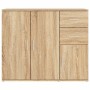 Credenza Rovere Sonoma 91x29,5x75 cm in Legno Multistrato