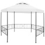 Gazebo da Giardino 323x275x265 cm Bianco 180 g/m²