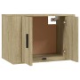 Mobile Porta TV a Parete Rovere Sonoma 57x34,5x40 cm