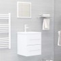 Mobile Lavabo Bianco 41x38,5x48 cm in Legno Multistrato