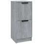 Credenza Grigio Sonoma 30x30x70 cm in Legno Multistrato