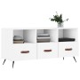 Mobile Porta TV Bianco 102x36x50 cm in Legno Multistrato