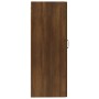 Armadietto a Muro Rovere Marrone 35x34x90 cm Legno Multistrato