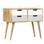 Credenza 85x40x71 cm in Legno Massello di Mango