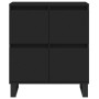 Credenza Nero 60x35x70 cm in Legno Multistrato