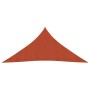 Vela Parasole 160 g/m² Terracotta 4x4x4 m in HDPE