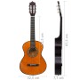 Set Chitarra Classica per Bambini e Principianti 8 pz 1/2 34"